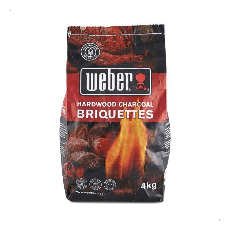 Weber Hardwood Charcoal Briquettes 4kg, , large image number 0