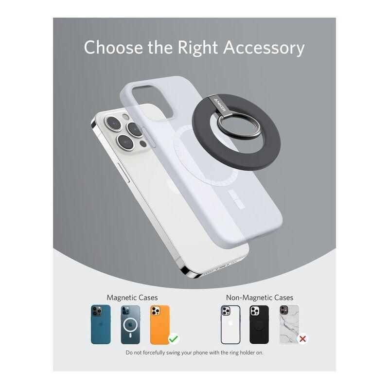 Anker 610 Magnetic Phone Grip MagGo Interstellar Grey, , large image number 5
