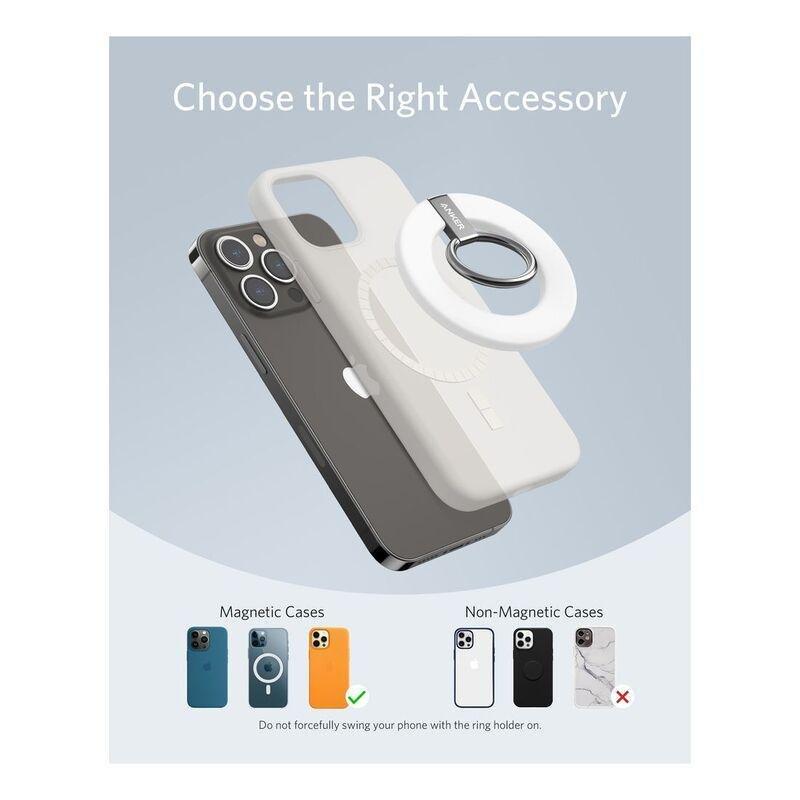 Anker 610 Magnetic Phone Grip MagGo Dolomite White, , large image number 5