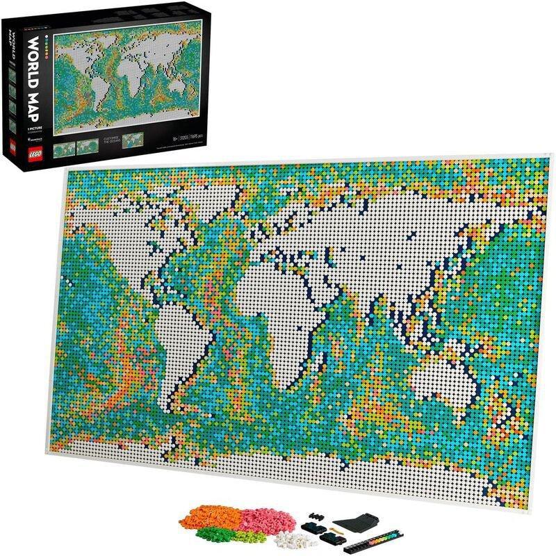 LEGO ART World Map 31203, , large image number 0