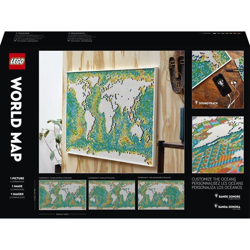 LEGO ART World Map 31203, , large image number 4