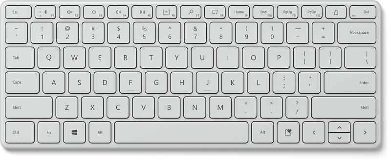 Microsoft Designer Compact Keyboard - (Arabic/English) - Glacier, , large image number 0