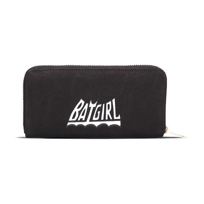 Difuzed Warner Bat Girl Portrait Zip Around Wallet Black, , large image number 1