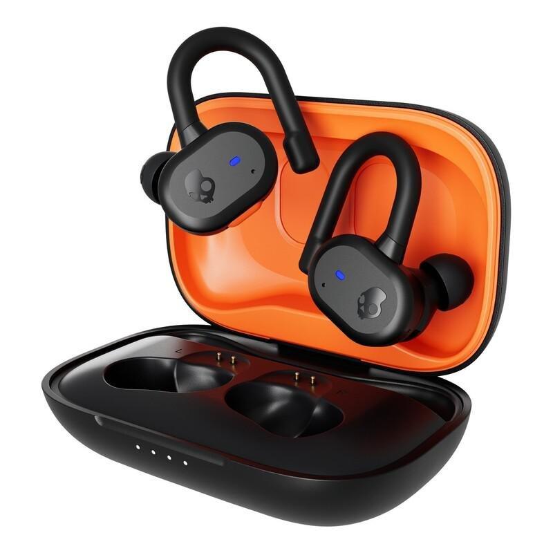 SKULLCANDY - SkullCandy Push Active True Wireless in-Ear Headphones Black/Orange