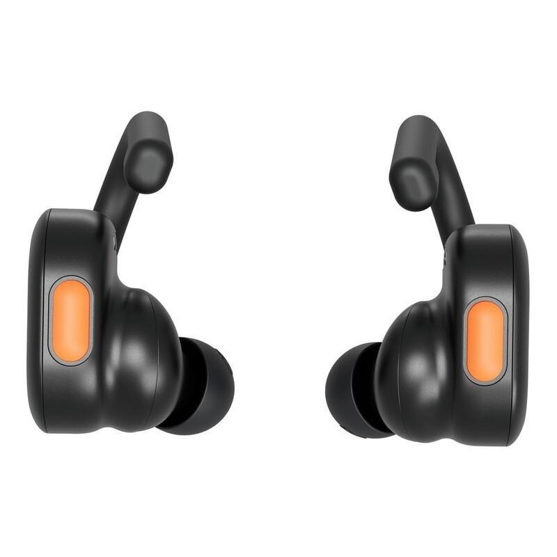 SKULLCANDY - SkullCandy Push Active True Wireless in-Ear Headphones Black/Orange