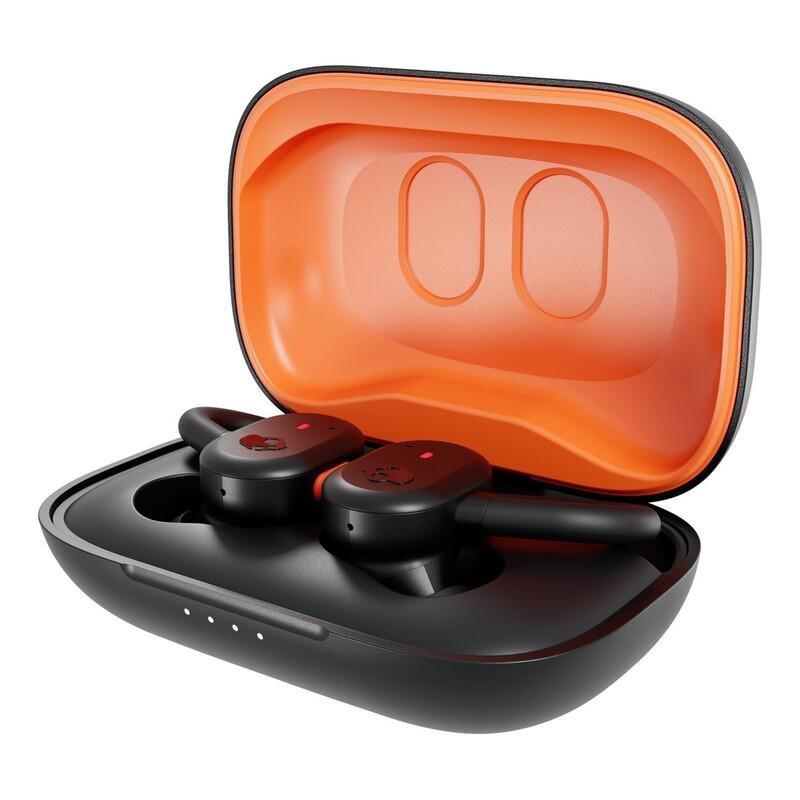 SKULLCANDY - SkullCandy Push Active True Wireless in-Ear Headphones Black/Orange