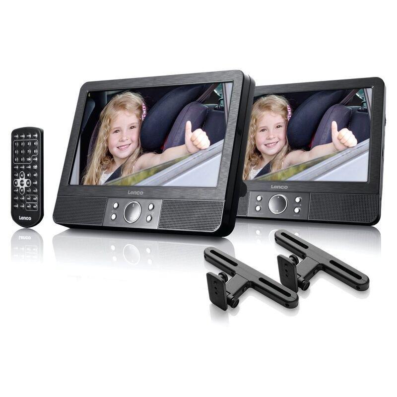 Lenco MES-405 USB Dual Screen Portable DVD Player 9-Inch, , large image number 2