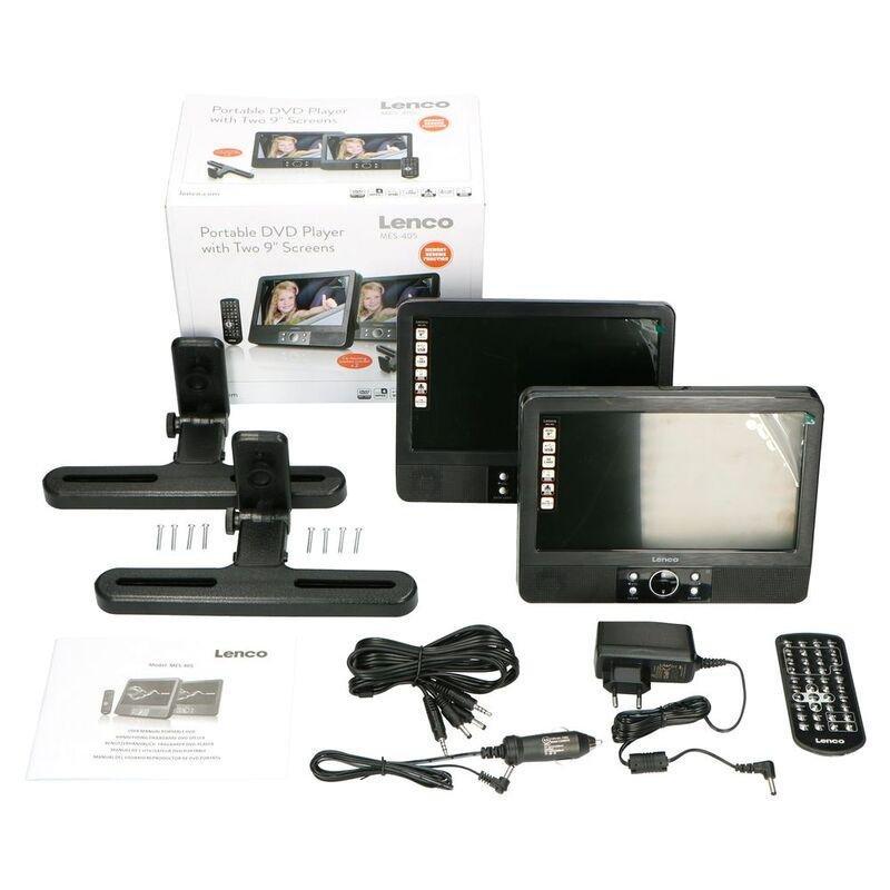 Lenco MES-405 USB Dual Screen Portable DVD Player 9-Inch, , large image number 3