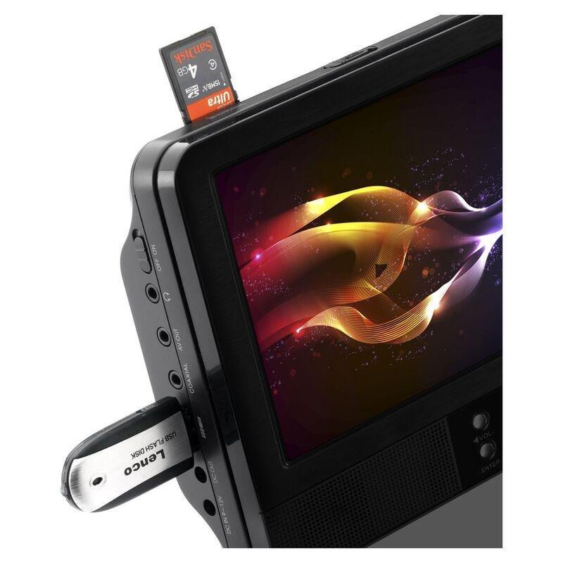 Lenco MES-405 USB Dual Screen Portable DVD Player 9-Inch, , large image number 6