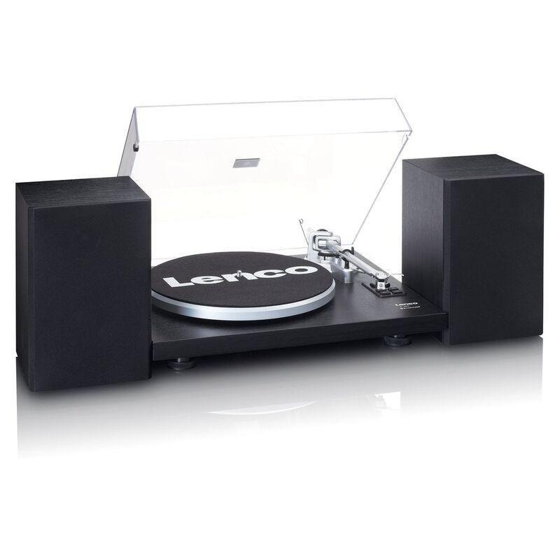 Lenco LS-5008K Bluetooth Belt-Drive Turntable with Speakers (Set of 2) - Black, , large image number 2