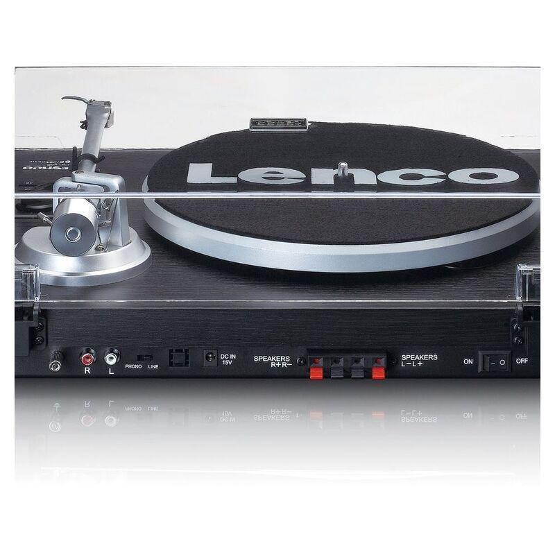 Lenco LS-5008K Bluetooth Belt-Drive Turntable with Speakers (Set of 2) - Black, , large image number 5