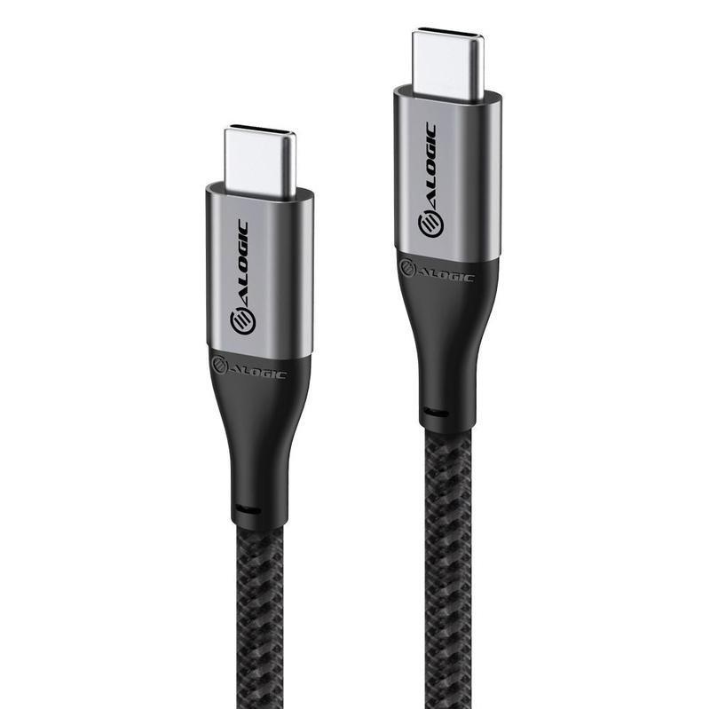 Alogic Super Ultra USB 2.0 USB-C to USB-C Cable Space Grey 30cm, , large image number 0