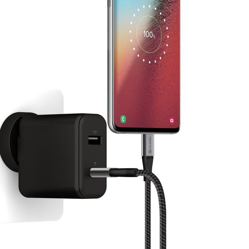 Alogic Super Ultra USB 2.0 USB-C to USB-C Cable Space Grey 30cm, , large image number 2