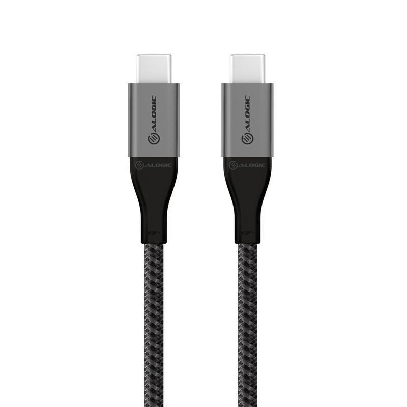 Alogic Super Ultra USB 2.0 USB-C to USB-C Cable Space Grey 30cm, , large image number 4