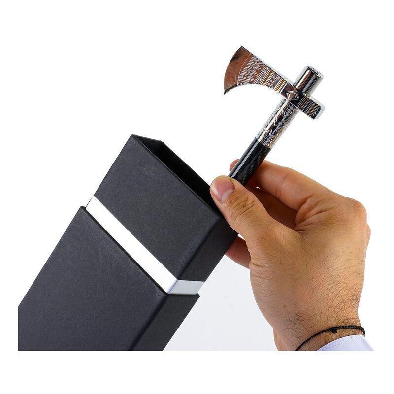 Rovatti UAE Carbon Axe Stick Black/Silver, , large image number 2