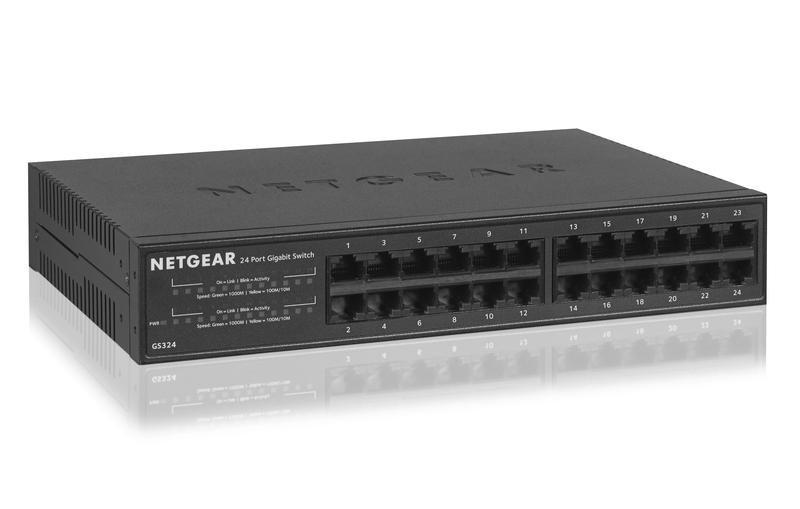 Netgear 24-Port Gigabit SOHO Ethernet Unmanaged Switch - GS324V1, , large image number 4