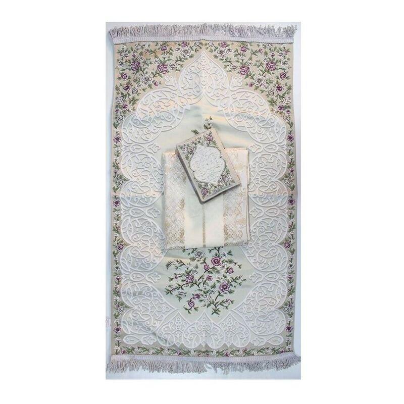Sundus Sama Prayer Set Beige (120 X 70 cm), , large image number 0