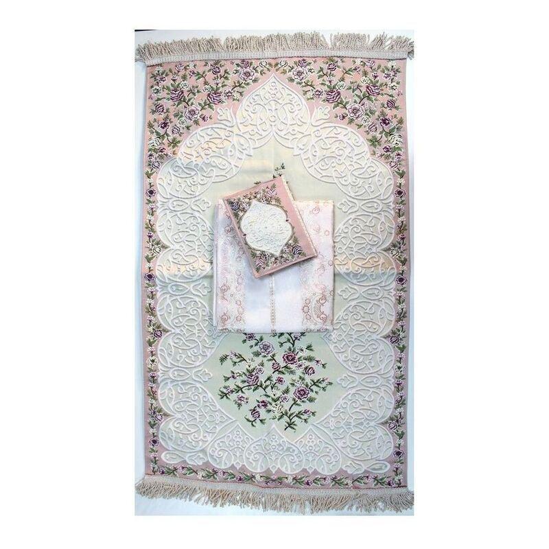 Sundus Sama Prayer Set Pink (120 X 70 cm), , large image number 0