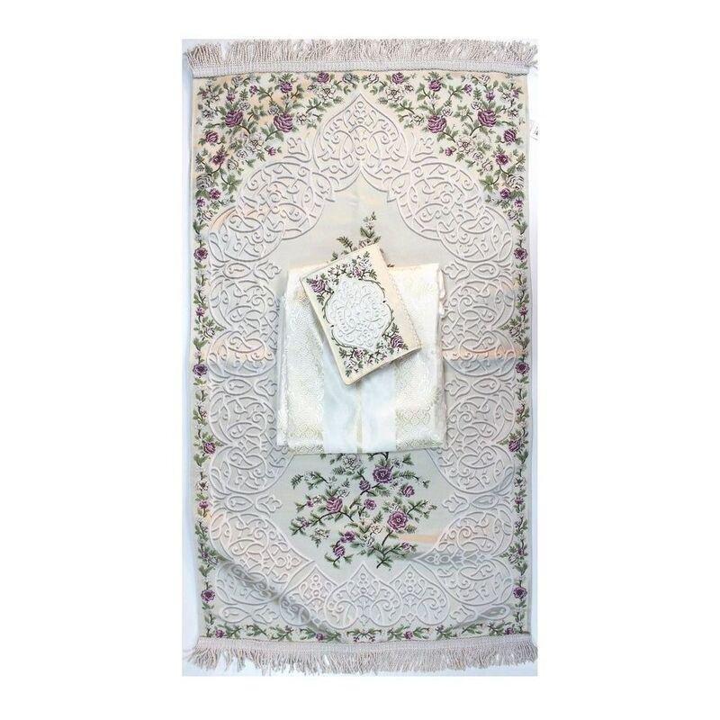 Sundus Sama Prayer Set Off White (120 X 70 cm), , large image number 0