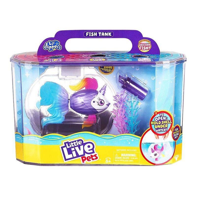 Little Live Pets Lil Dippers Unicornsea Fish Tank Playset, , large image number 0