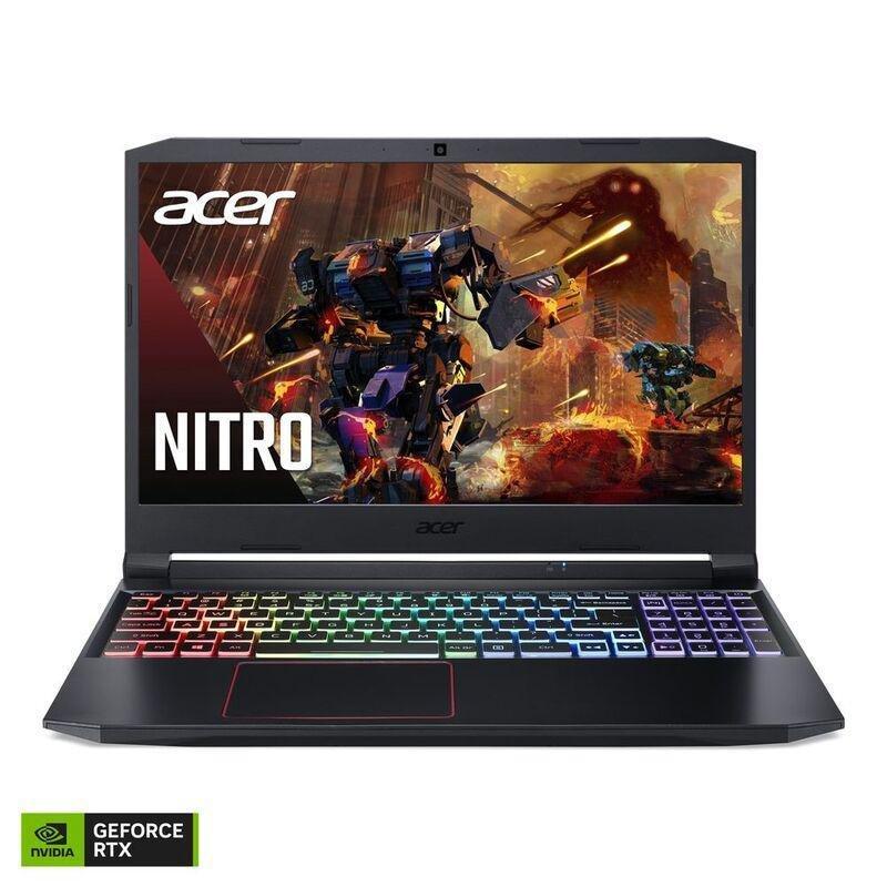 Acer Nitro 5 Gaming Laptop intel core i7-11800H/24GB/1TB SSD/NVIDIA GeForce RTX 3070 8GB/15.6-inch FHD/144 Hz/Windows 10 Home/Shale Black (Arabic/E..., , large image number 0