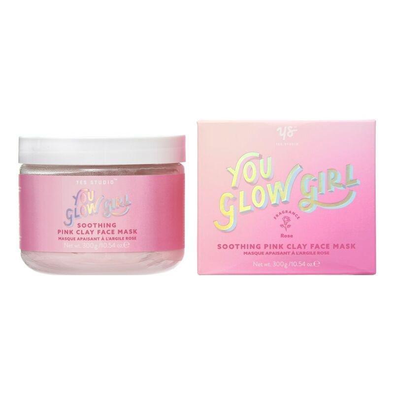 Yes Studio Soothing Pink Clay Face Mask In Glass Jar, , large image number 0