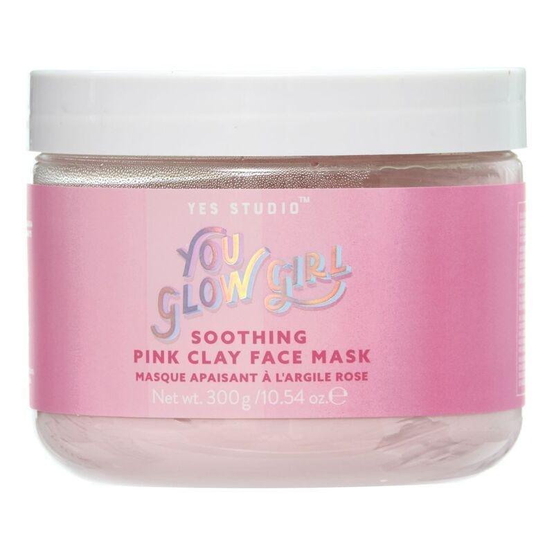 Yes Studio Soothing Pink Clay Face Mask In Glass Jar, , large image number 1