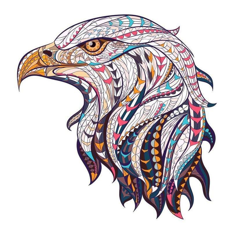Alien Wood Victory Eagle 2D Wooden Puzzle, , large image number 0