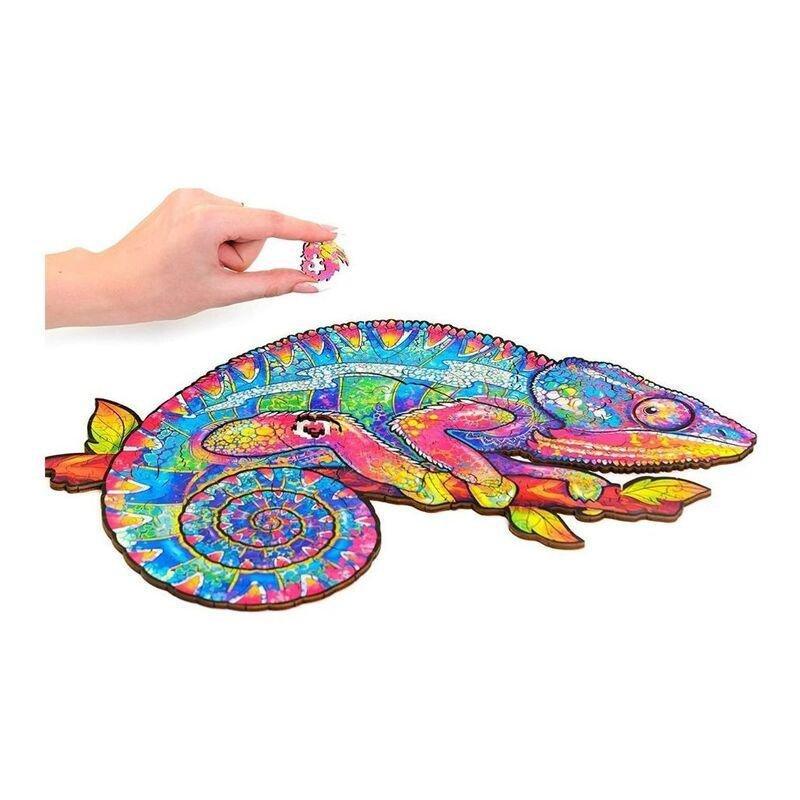 Alien Wood Rainbow Dragon 2D Wooden Puzzle, , large image number 2