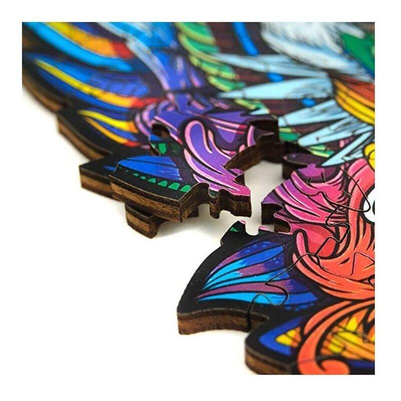 Alien Wood Majestic Wolf 2D Wooden Puzzle, , large image number 3