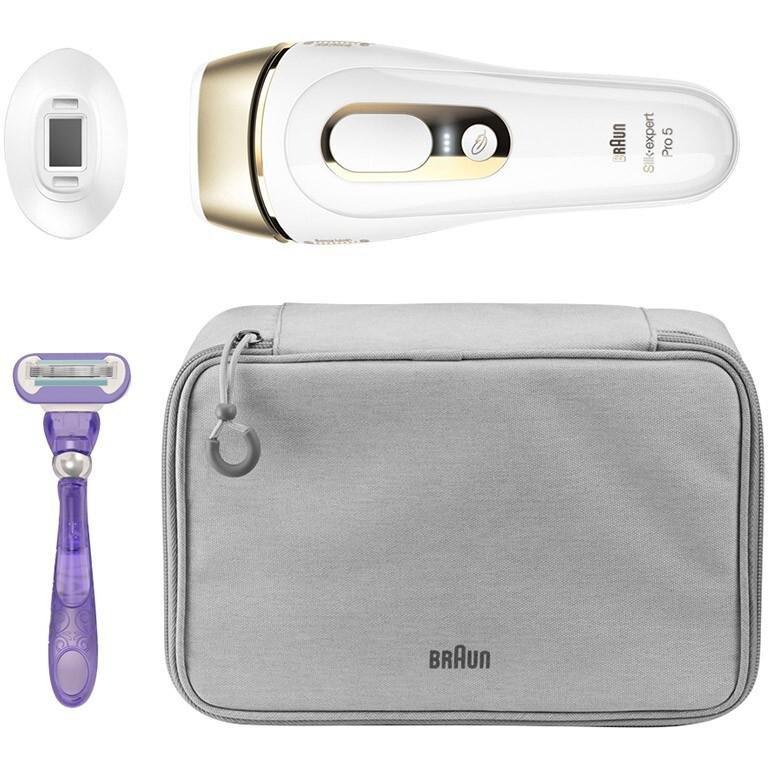 Braun PL5117 Silk-Expert Pro 5 IPL Hair Removal System with Precision Head/Venus Extra Smooth Swirl Razor/Premium Pouch, , large image number 3