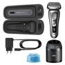 BRAUN - Braun Series 9 Pro 9477CC Wet & Dry Shaver With 5-in-1 Smartcare Center & Powercase Silver
