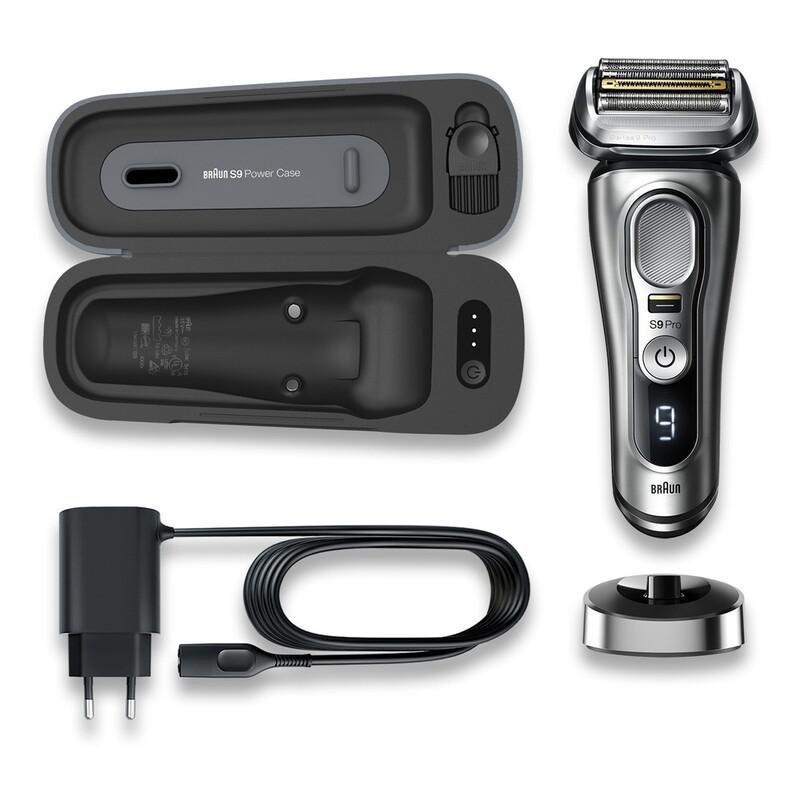 Braun Series 9 Pro 9427S Wet & Dry Shaver With Powercase & Charging Stand Silver, , large image number 0