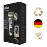 BRAUN - Braun Series 9 Pro 9427S Wet & Dry Shaver With Powercase & Charging Stand Silver