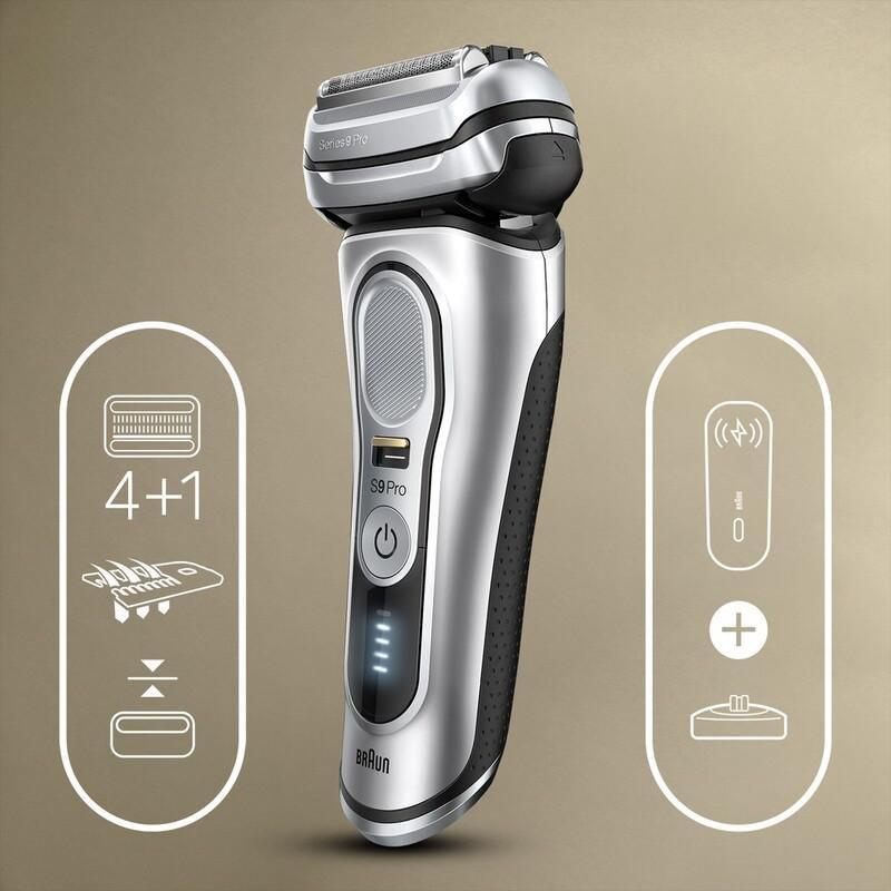 Braun Series 9 Pro 9427S Wet & Dry Shaver With Powercase & Charging Stand Silver, , large image number 6
