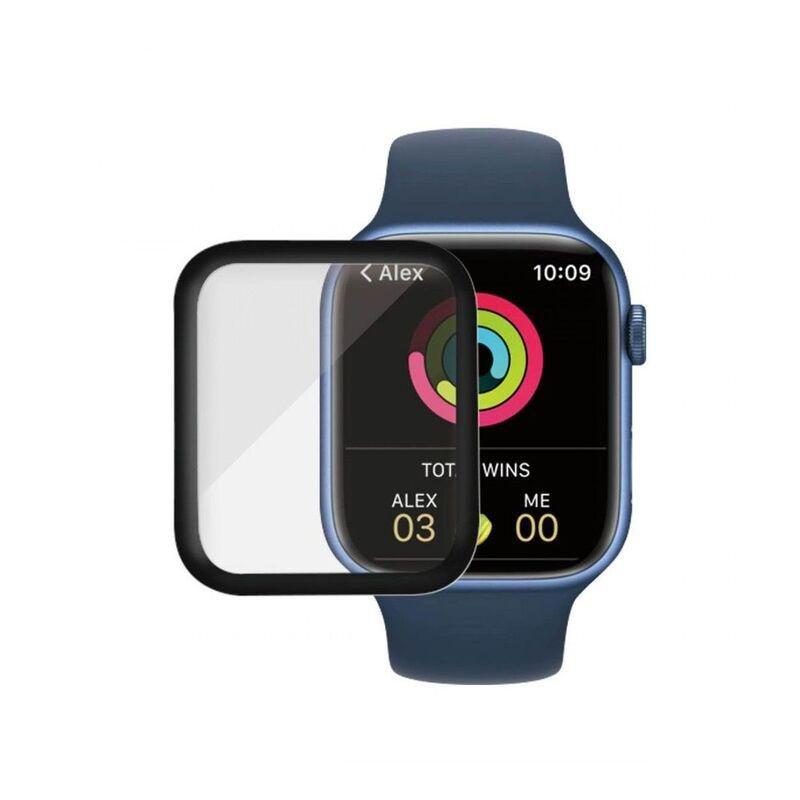 PanzerGlass 45mm Super Plus AB Glass Screen Protector Black for Apple Watch Series 7, , large image number 1