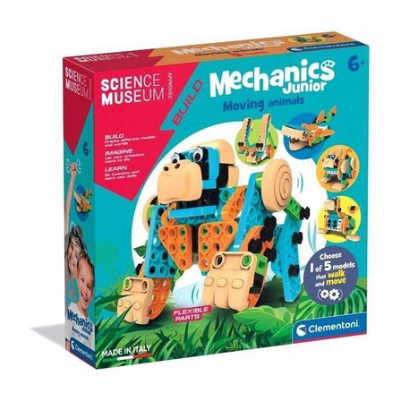 CLEMENTONI - Clementoni Science & Play Mechanics Junior Moving Animals Assembly Kit