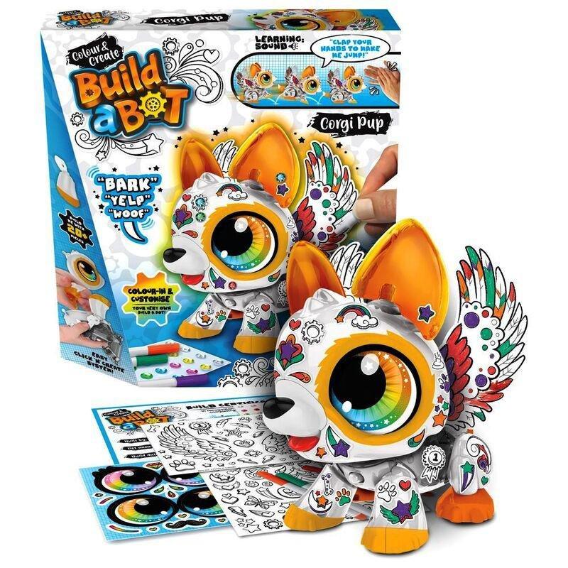 Colorific Build A Bot Colour & Create Corgi Pup (20 Parts), , large image number 0