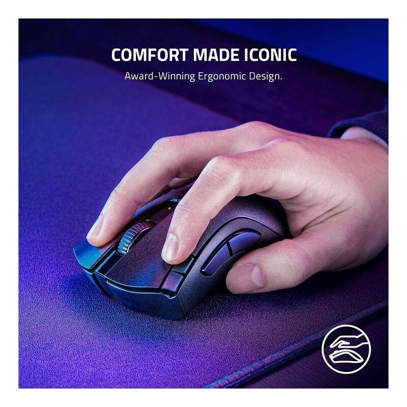 Razer DeathAdder V2 X Hyperspeed 7-Button Wireless Gaming Mouse - Black, , medium