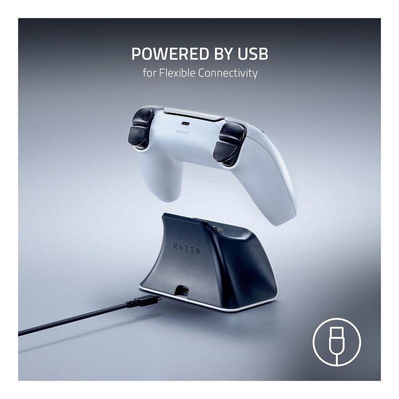 Razer Quick Charging Stand for DualSense Controller - White, , large image number 4