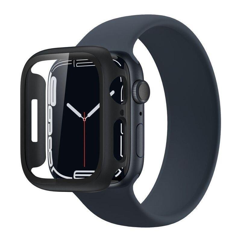 AmazingThing Marsix Drop Proof Case Black for Apple Watch Series 7, , large image number 1
