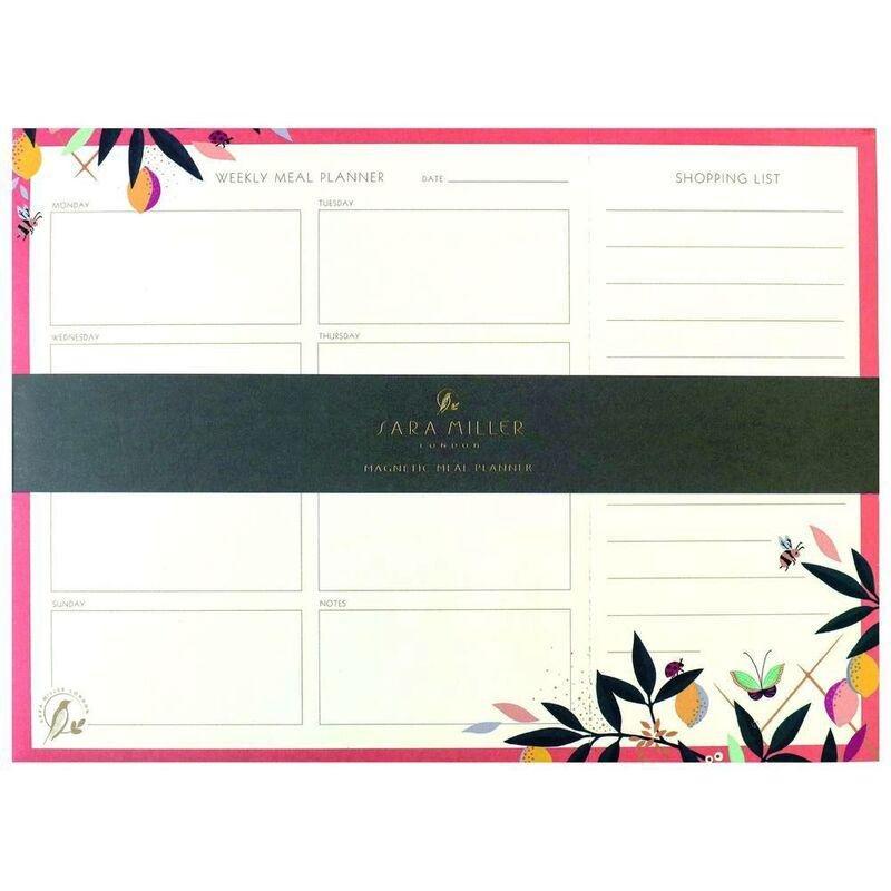 Sara Miller Magnetic Meal Planner Pad, , large image number 0