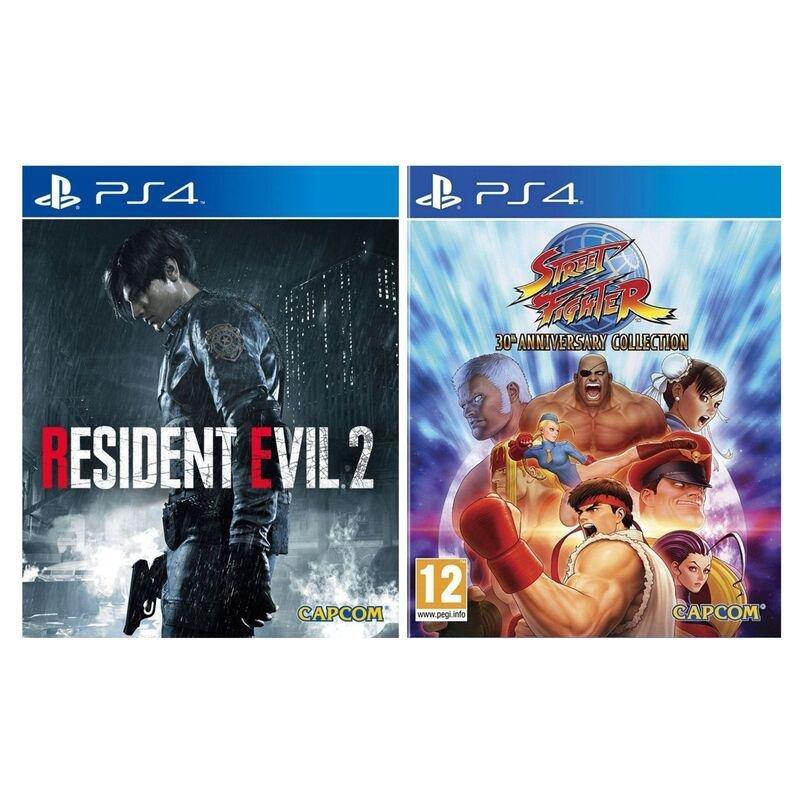 Resident Evil 2 + Street Fighter 30th Anniversary Collection (Bundle) - PS4, , large image number 0