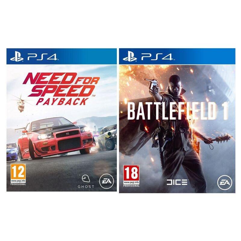 Need For Speed Payback + Battlefield 1 (Bundle) - PS4, , large image number 0