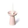 AERY - Aery Living Porcini Pillar & Taper Candle Holder Soft Pink Matte Ceramic (Size L)