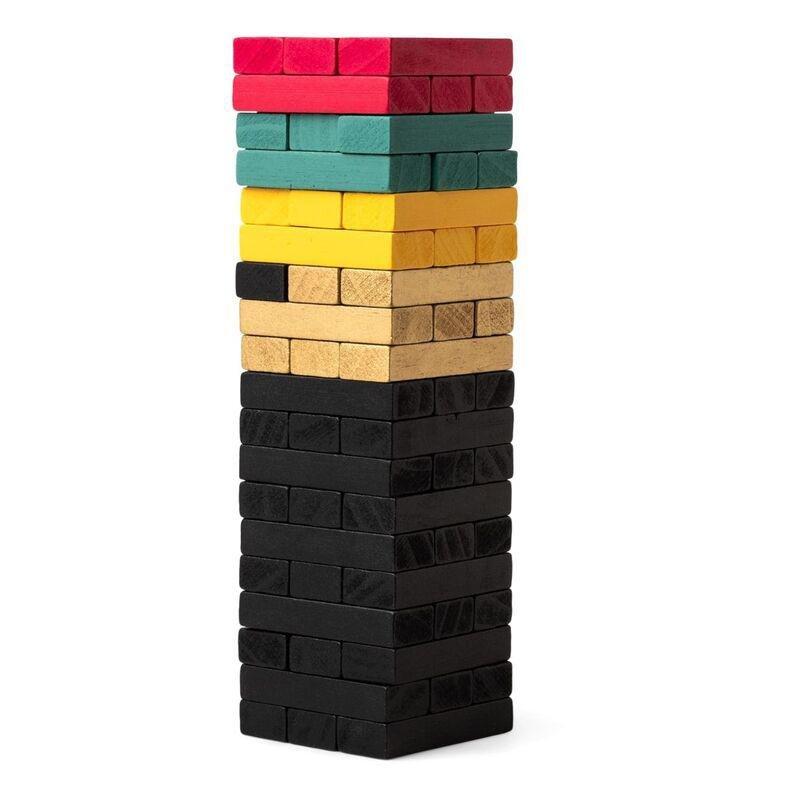 Gentlemen's Hardware Wooden Tumbling Blocks Stacking Game, , large image number 0