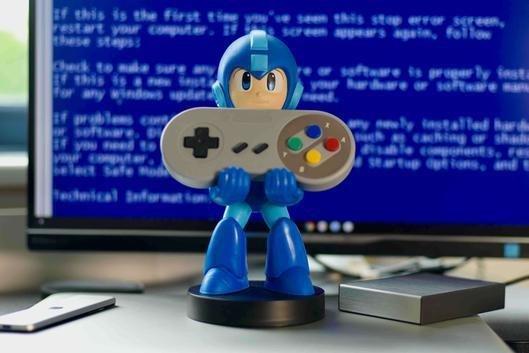 Exquisite Gaming Cable Guy Mega Man Controller & Phone Holder + Charging Cable, , large image number 6