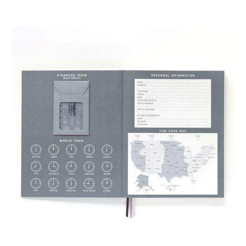 Gentlemen's Hardware Standard Issue 3 Black Planner (6.75 x 8.5 inches), , large image number 1