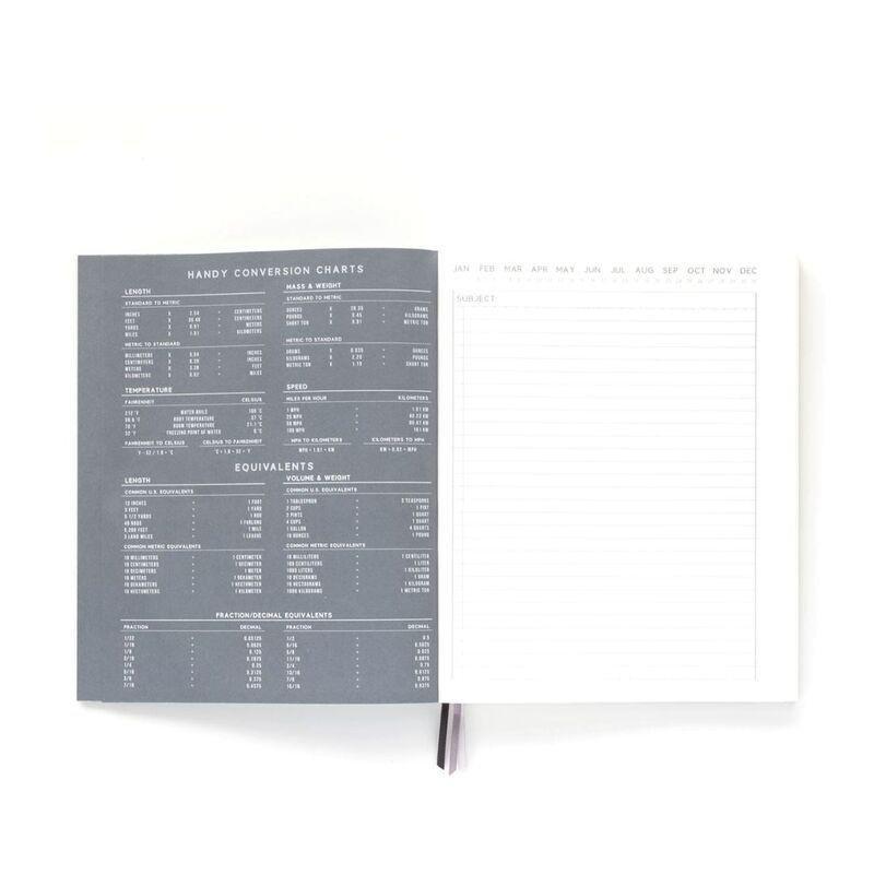 Gentlemen's Hardware Standard Issue 3 Black Planner (6.75 x 8.5 inches), , large image number 2
