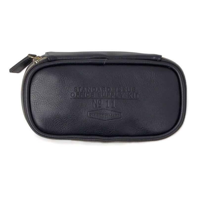 Gentlemen's Hardware Standard Issue Black Leatherette Office Supply Kit, , large image number 1